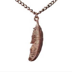 Feather necklace